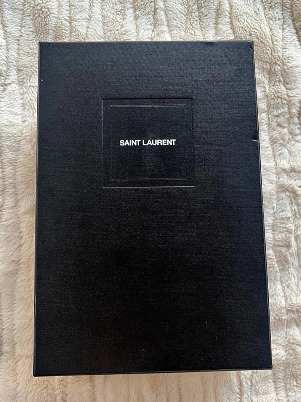 Saint Laurent Black Empty Shoe Box Size 12X8.25X04